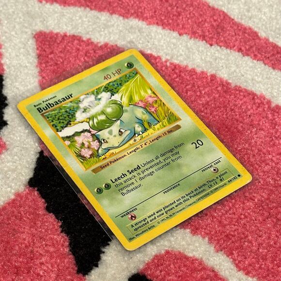 Bulbasaur [Shadowless] #44 – Base Set – As Pictured - Picture 3 of 6